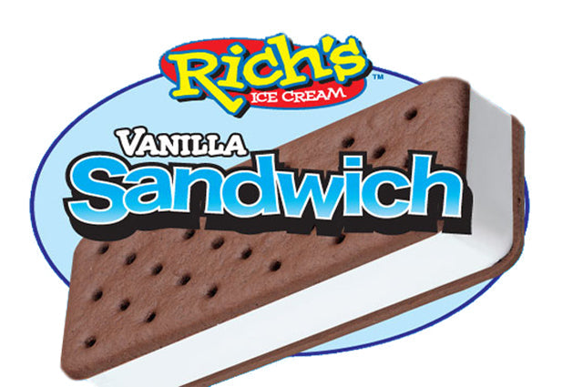 Rich's LF Vanilla Ice Cream Sandwich (KOF-K) - Genius Gems